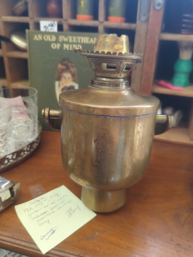 Antica lampada olio nave - antica,