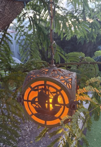 Lampada sospensione vintage - a,