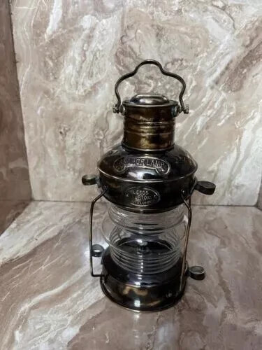 Lampada olio ancoraggio ottone