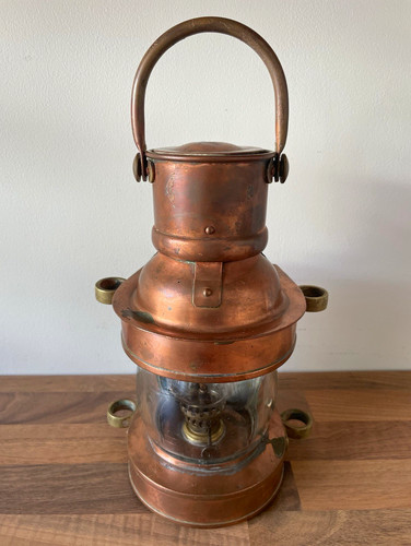 Antica lampada olio nave - lampada,