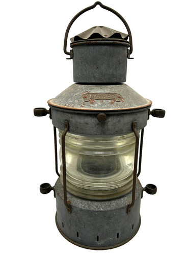 Antica lampada lanterna luce