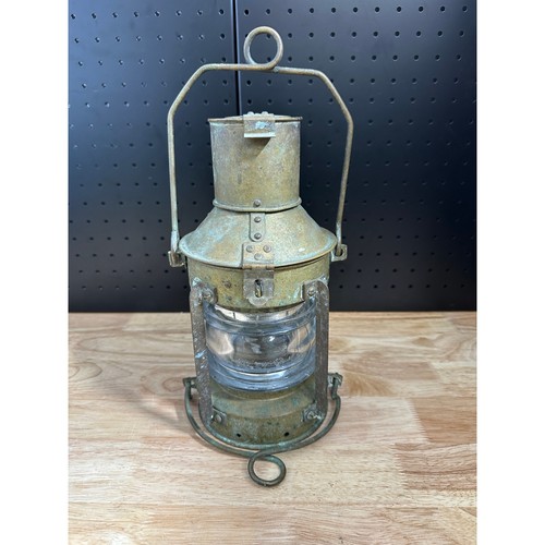 Lampada olio vintage ottone - lampada, ad